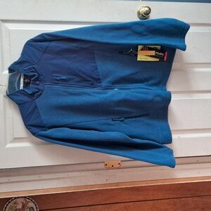 🆕️ All In Motion Polar Tech 200 series adult size XXL blue fleece jacket